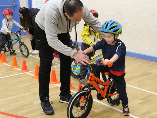 Balance bike learning group