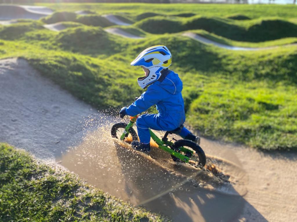 Muddy cycle ride