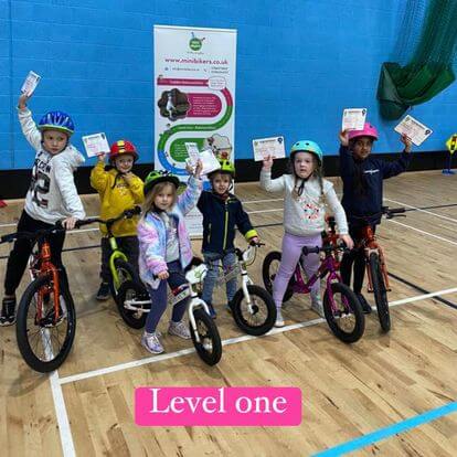 Mini Bikers Level One Graduation